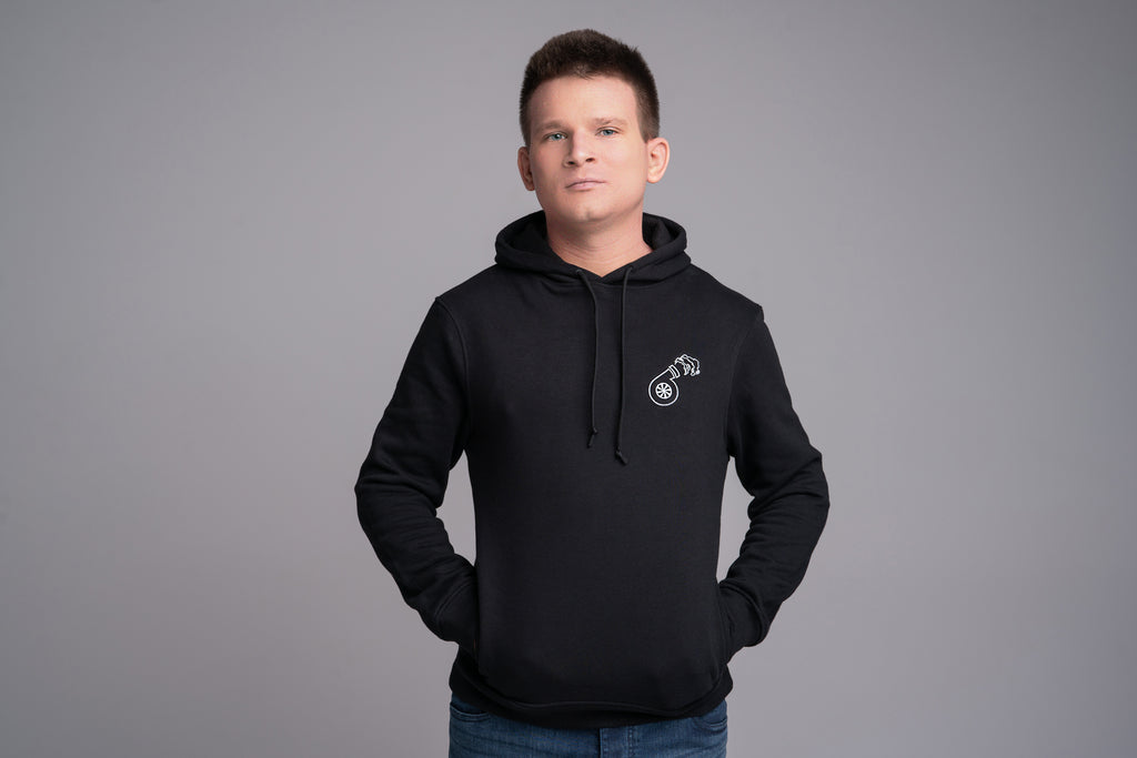 Bluza z kapturem Povagovani czarna