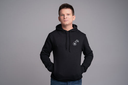 Bluza z kapturem Povagovani czarna